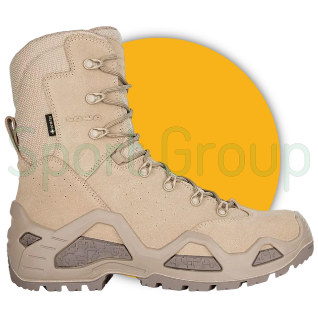 Високі тактичні черевики Lowa Desert Z8S HI GTX TF (бежевий) UK 6/EU 39.5 - зображення 2