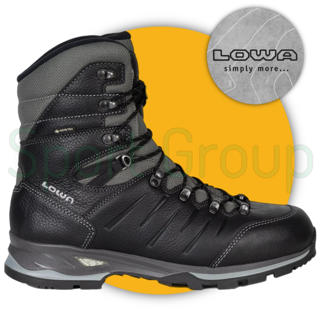 Зимові тактичні черевики Lowa Yukon Ice II GTX Black (чорний) UK 5.5/EU 39 - зображення 1