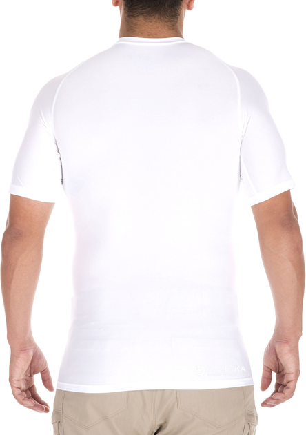 Футболка тактична 5.11 Tactical Tight Crew Short Sleeve Shirt 40005 S White (2000000146645) - зображення 2