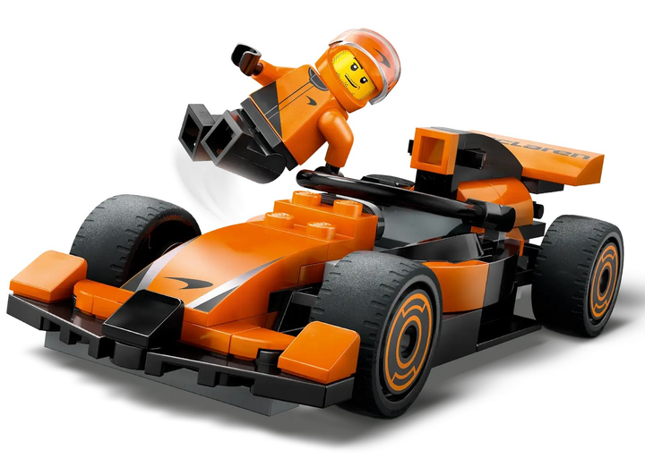 Zestaw klocków LEGO City F1 Kierowca i bolid McLaren 86 elementów (60442) - obraz 5