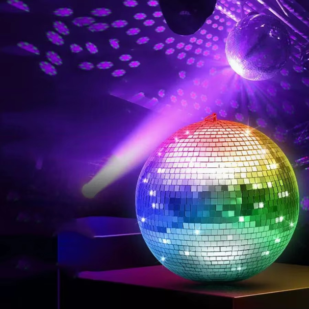Dekoracja wisząca PartyDeco Kula Disco 40 cm (5904555042100) - obraz 3