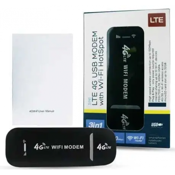 Модем/роутер USB 4G LTE Wi-Fi під SIM-картку - Фото 2 Модем/роутер USB 4G LTE Wi-Fi під SIM-картку - изображение 2