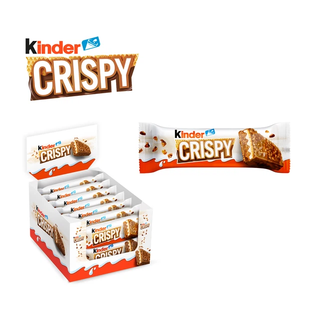Упаковка шоколадних батончиків Kinder Crispy 34 г х 14 шт - изображение 2