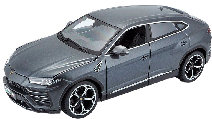 Automodel Bburago Lamborghini Urus 1:18 Szary (4893993110421) - obraz 1