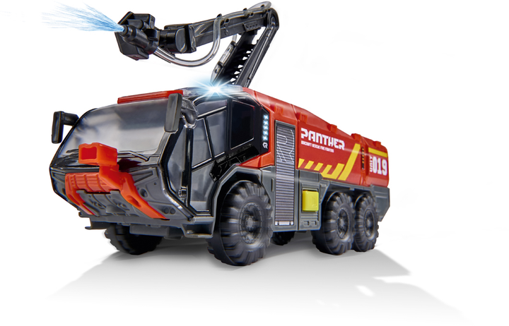 Samochód strażacki lotniska Dickie Toys Panther z efektami dźwiękowymi i świetlnymi (4006333066870) - obraz 4