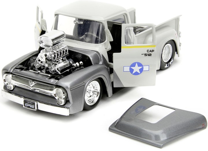 Samochód metalowy Jada "Street Fighter" Ford Pickup z figurką Guile 1:24 (4006333084591) - obraz 4