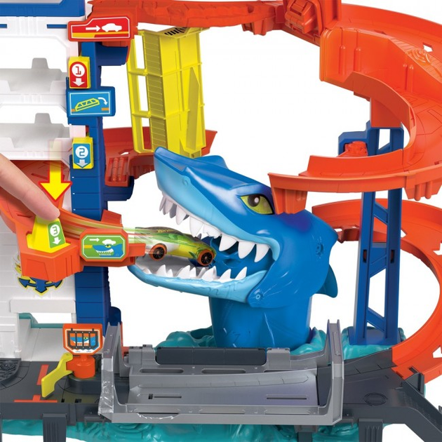 Zestaw do zabawy Hot Wheels Ucieczka przed wściekłym rekinem (194735028979) - obraz 5