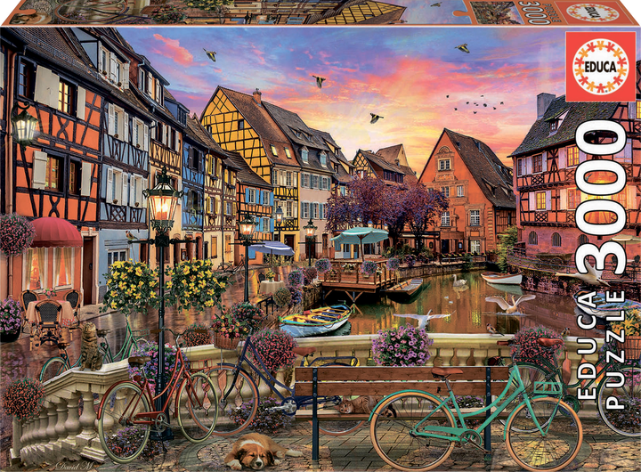 Puzzle Educa Colmar Francja 3000 elementów (8412668190511) - obraz 1