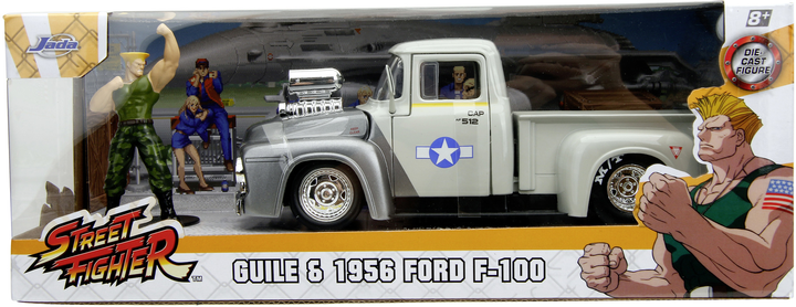 Samochód metalowy Jada "Street Fighter" Ford Pickup z figurką Guile 1:24 (4006333084591) - obraz 17