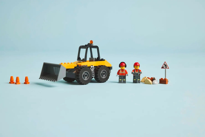 Конструктор LEGO City Жовтий навантажувач 81 елемент (60450) - зображення 8