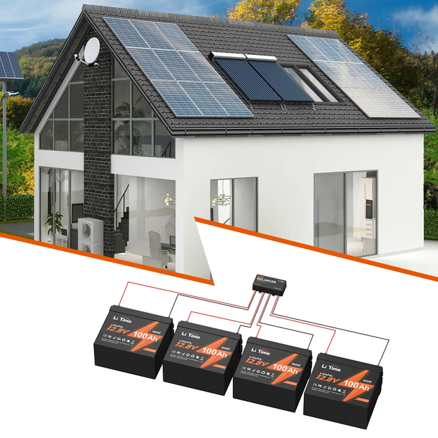 Балансир аккумуляторов Li Time 24-36-48V (для 12V АКБ LiFePO4 AGM GEL) - изображение 3