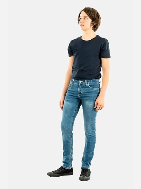Jeansy młodzieżowe chłopięce Levi's Lvb-510 Skinny Fit Everyday Performance Jeans 9EC758-M8R 158-164 cm Niebieskie (3665115329766) - obraz 3
