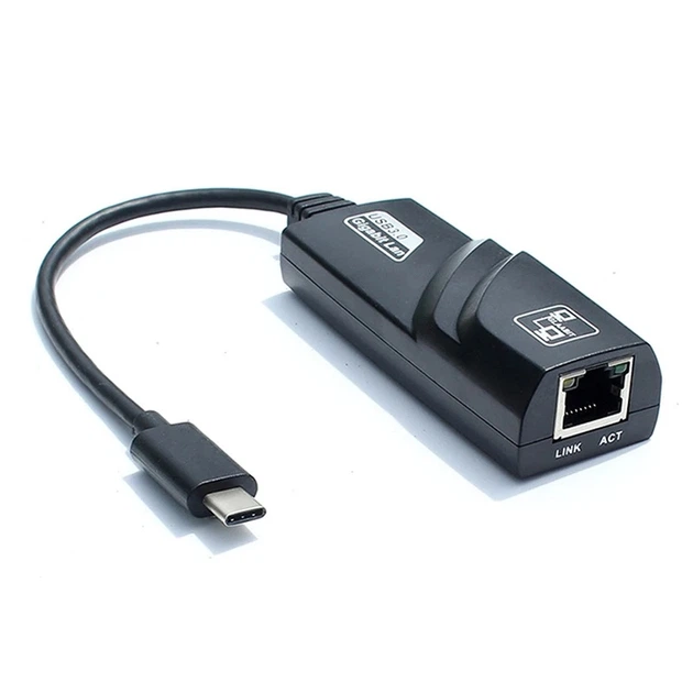 Гігабітний мережевий адаптер USB Type-C - RJ45 Ethernet LAN 1000 Мбіт/с (48730) - Фото 4 Гігабітний мережевий адаптер USB Type-C - RJ45 Ethernet LAN 1000 Мбіт/с (48730) - зображення 4