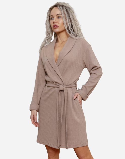 Халат жіночий бавовняний демісезонний Leinle Havana Brown 1420 XS Коричневий від Rozetka на платформі USKIDKA Акція на Халат жіночий бавовняний демісезонний Leinle Havana Brown 1420 XS Коричневий від Rozetka