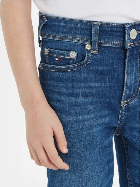 Jeansy regular fit młodzieżowe chłopięce Tommy Hilfiger KB0KB08465-1A8 140 cm Niebieskie (8720644796504) - obraz 3