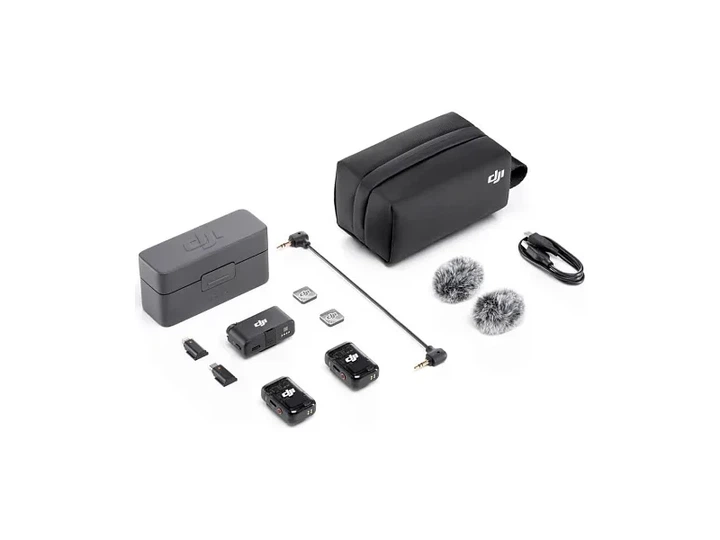 Мікрофонна радіосистема DJI Mic 2 (2 TX + 1 RX) (CP.RN.00000325.01) - Фото 5 Мікрофонна радіосистема DJI Mic 2 (2 TX + 1 RX) (CP.RN.00000325.01) - изображение 5