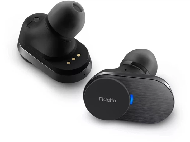 Навушники TWS (повністю бездротові) Philips Fidelio T1 Black (T1BK