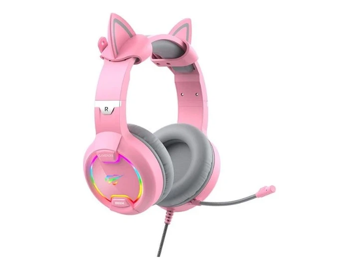 Навушники з мікрофоном Havit H2233D Pink - изображение 3