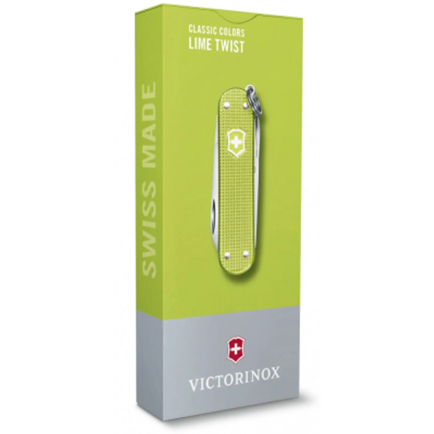 Ніж Victorinox Classic SD Alox Colors Lime Twist (0.6221.241G) - зображення 2