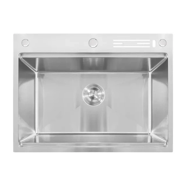 Мийка Mixxus MH7050-SK NANO-SILVER (3.0/0.8) з н.ст., зі сходинкою для суш.,з підст.під ножі(нерж.) - Фото 1 Мийка Mixxus MH7050-SK NANO-SILVER (3.0/0.8) з н.ст., зі сходинкою для суш.,з підст.під ножі(нерж.) - изображение 1