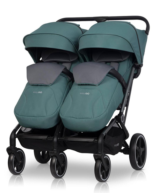 Прогулочная коляска для двойни EasyGo Echo Green - изображение 2