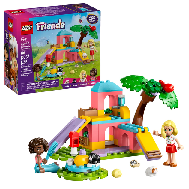 Zestaw klocków LEGO Friends Plac zabaw dla świnek morskich 86 elementy (42640) - obraz 2