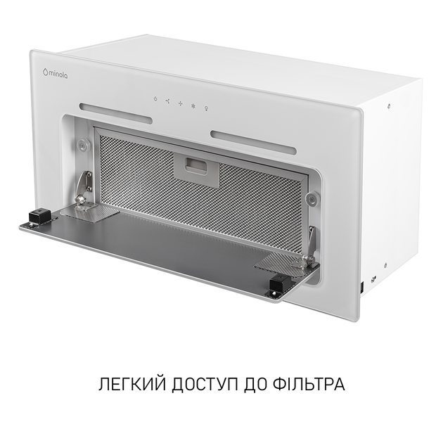 Вытяжка MINOLA HBI 6873 WH GLASS 1200 LED Line - изображение 11