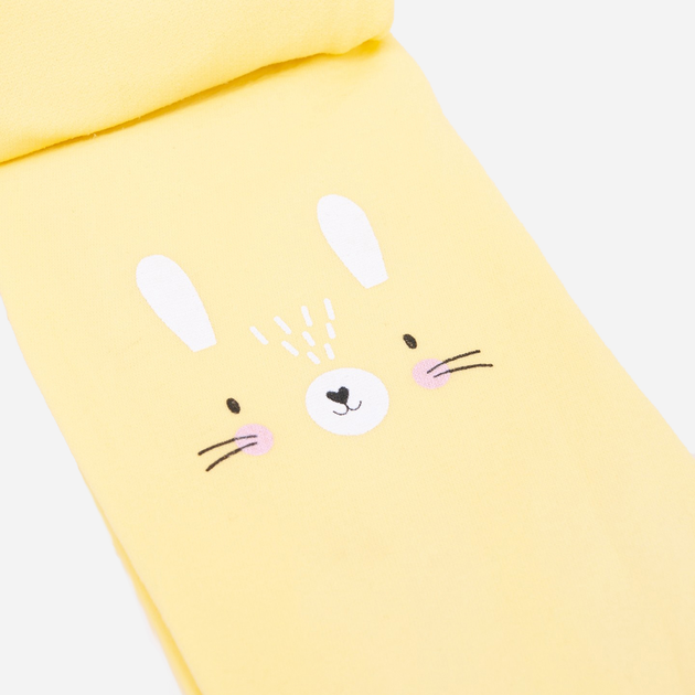 Rajstopy dziecięce dla dziewczynki Yoclub RA-92/GIR/01/ZO 92-98 cm Żółte (5907617988118) - obraz 4