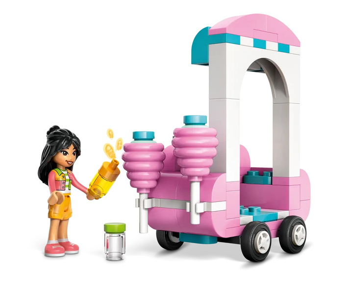 Zestaw klocków LEGO Friends Stoisko z watą cukrową i skuter 110 elementów (42643) - obraz 6