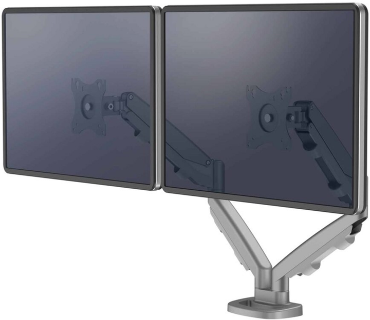 Настільне кріплення для монітора Fellowes Eppa Dual Monitor Arm 10-39" Silver (9683301) - зображення 1