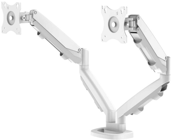 Настільне кріплення для монітора Fellowes Eppa Dual Monitor Arm 10-39" White (9683501) - зображення 3
