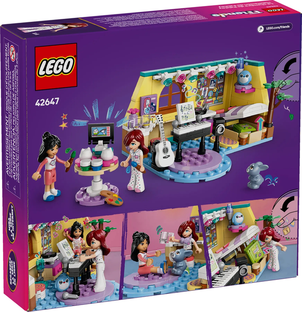 Zestaw klocków LEGO Friends Pokój Paisley 199  elementów (42647) - obraz 1