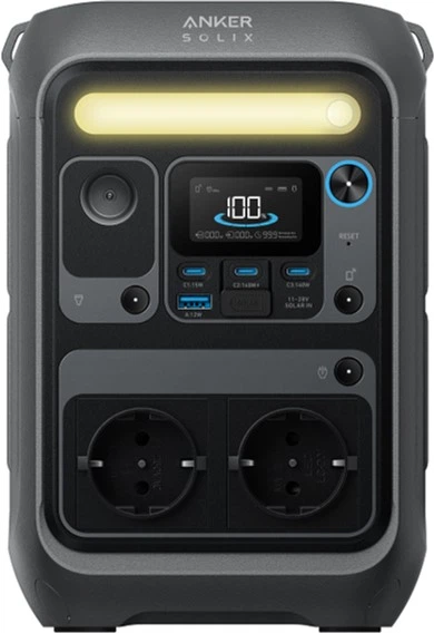 Stacja ładująca Anker Solix C300X + solar panel PS60 60W / 360 W / 288 W⋅h / LiFePO4 (B1723311) - obraz 2