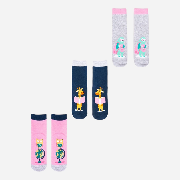 Набір шкарпеток дитячий YOCLUB 3Pack Socks SKA-0038G-AA00 31-34 3 пари Multicolour (5902409819342) - зображення 1