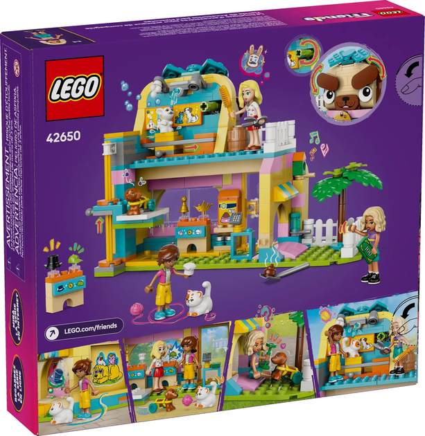 Zestaw klocków LEGO Friends Sklep z akcesoriami dla zwierząt 375 elementów (42650) - obraz 1