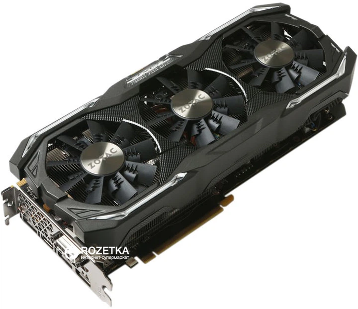 Видеокарта Zotac PCI-Ex GeForce GTX 1070 AMP Extreme 8GB GDDR5