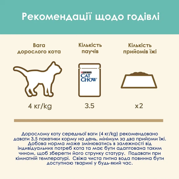 Вологий корм CAT CHOW Hairball для дорослих котів для зменшення утворення кульок шерсті у травному тракті з куркою та зеленою - Фото 5 Вологий корм CAT CHOW Hairball для дорослих котів для зменшення утворення кульок шерсті у травному тракті з куркою та зеленою - изображение 5