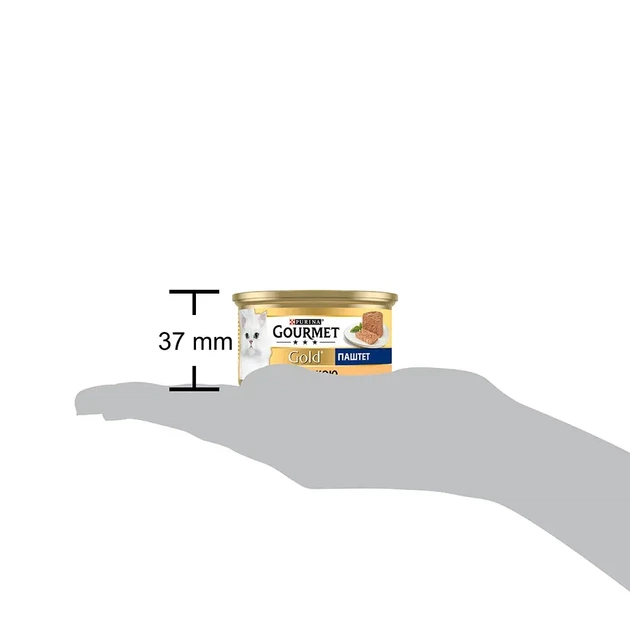 Вологий корм GOURMET Gold для дорослих котів паштет з індичкою 85 г - изображение 4