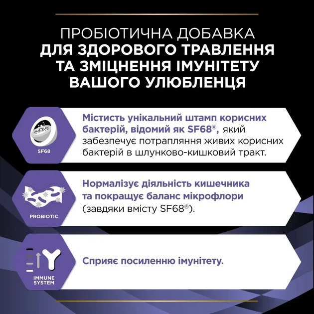Пробіотик PRO PLAN FortiFlora для дорослих котів та кошенят для підтримання нормальної міклофлори шлунково-кишкового тракту 30х1 г - изображение 6