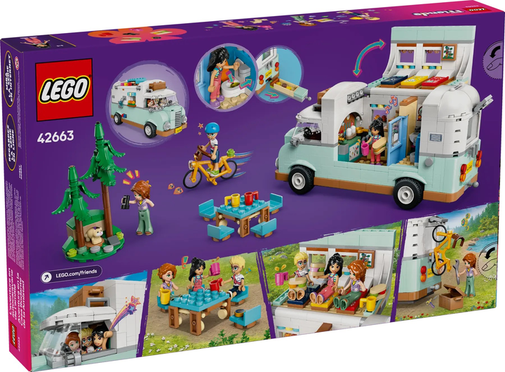 Конструктор LEGO Friends Пригода друзів у кемпінгу 778 елементів (42663) - зображення 1