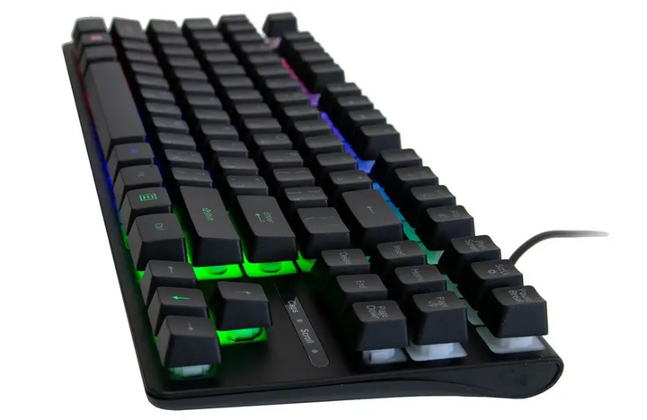 Клавіатура USB-ігрова з RGB-підсвіткою TCL 87 - Фото 2 Клавіатура USB-ігрова з RGB-підсвіткою TCL 87 - зображення 2