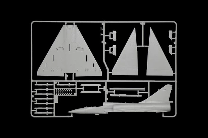 Збірна модель 1/72 Літак Mirage 2000C (25-та Річниця війни в Перській Затоці) Italeri 1381 - изображение 3