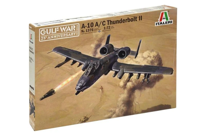 Збірна модель 1/72 Літак А-10 A/C Thunderbolt II (Війна в Перській затоці) Italeri 1376 - Фото 1 Збірна модель 1/72 Літак А-10 A/C Thunderbolt II (Війна в Перській затоці) Italeri 1376 - изображение 1