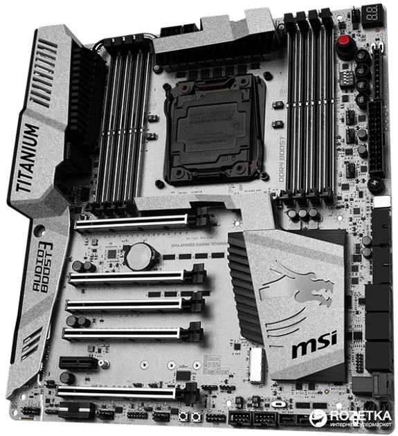 Материнская плата MSI X99A XPower Gaming Titanium (s2011-3, Intel X99, PCI-Ex16) - изображение 2