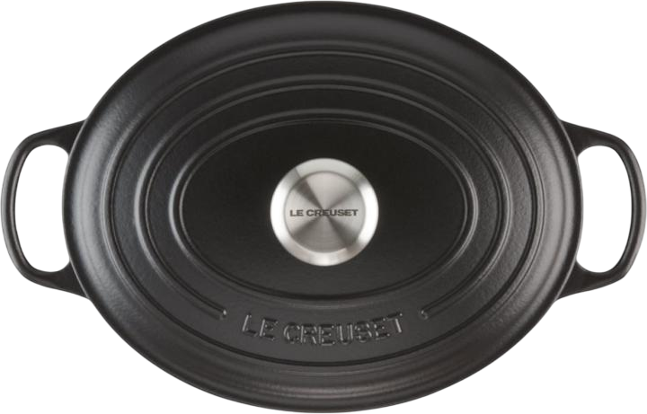 Гусятниця LeCreuset овальна чавунна чорна 31 см (0024147263159) - зображення 4