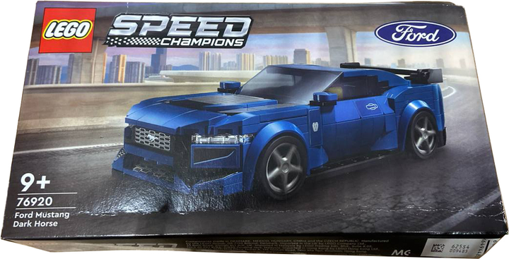 Zestaw klockow LEGO Speed Champions Sportowy Ford Mustang Dark Horse 344 elementy (76920) (955555907361255) - Outlet - obraz 2