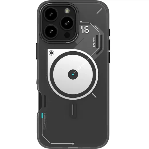 Прозорий чохол, що світиться в темряві Aulumu A16 Frosted Case Translucent Gray для iPhone 16 Pro - зображення 3