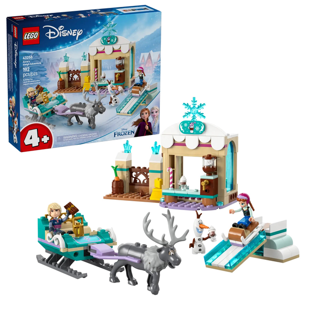 Zestaw klocków LEGO Disney Princess Przygoda Anny na sankach 192 elementy (43256) - obraz 2