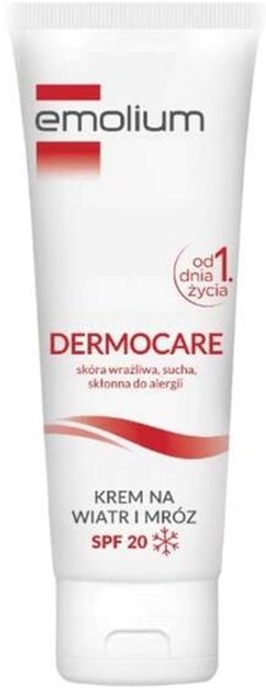 Krem do twarzy z filtrem SPF Emolium Dermocare na wiatr i mróz ochronny 75 ml (5902502331611) - obraz 1