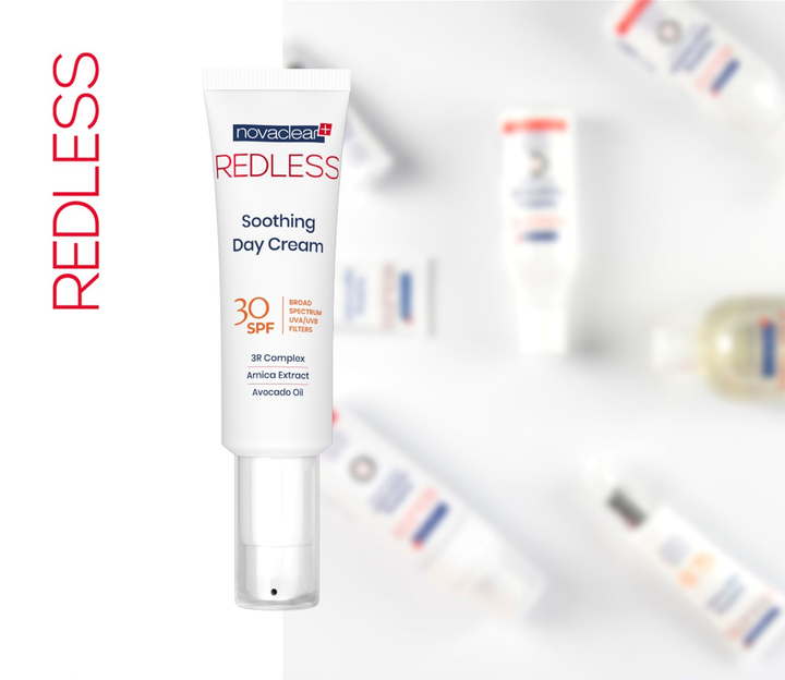 Krem do twarzy z filtrem SPF Novaclear Redless na trądzik różowaty 50 ml (5900779383708) - obraz 3